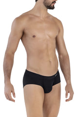 Black clever 1605 spirit briefs with smooth form-fitting design and subtle logo on waistband
