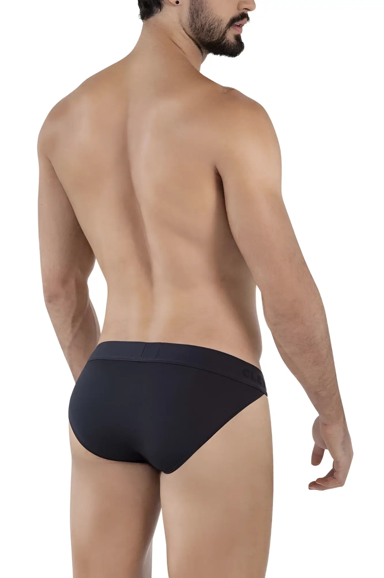 Black clever 1627 deseo bikini briefs with smooth form-fitting design and subtle logo on waistband