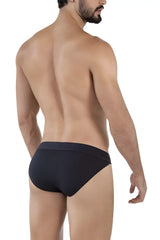Black clever 1627 deseo bikini briefs with smooth form-fitting design and subtle logo on waistband