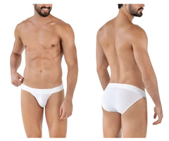 White cotton clever 1627 deseo bikini briefs with smooth seamless design for comfortable everyday wear