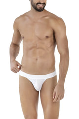 White clever 1627 deseo bikini briefs with a smooth seamless design and form fitting color white