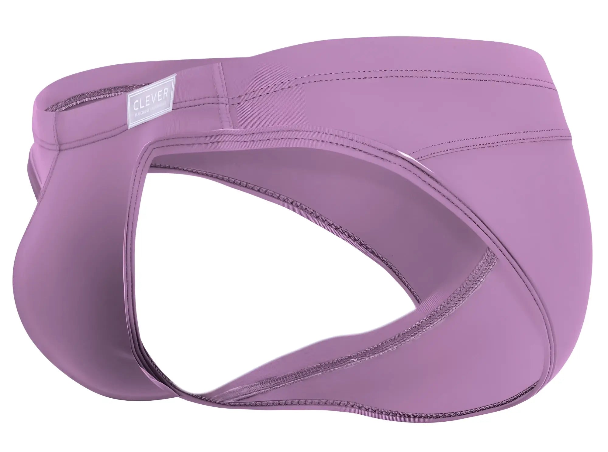 Purple clever 1656 mirage bikini briefs with smooth form-fitting design and reinforced stitching in grape color