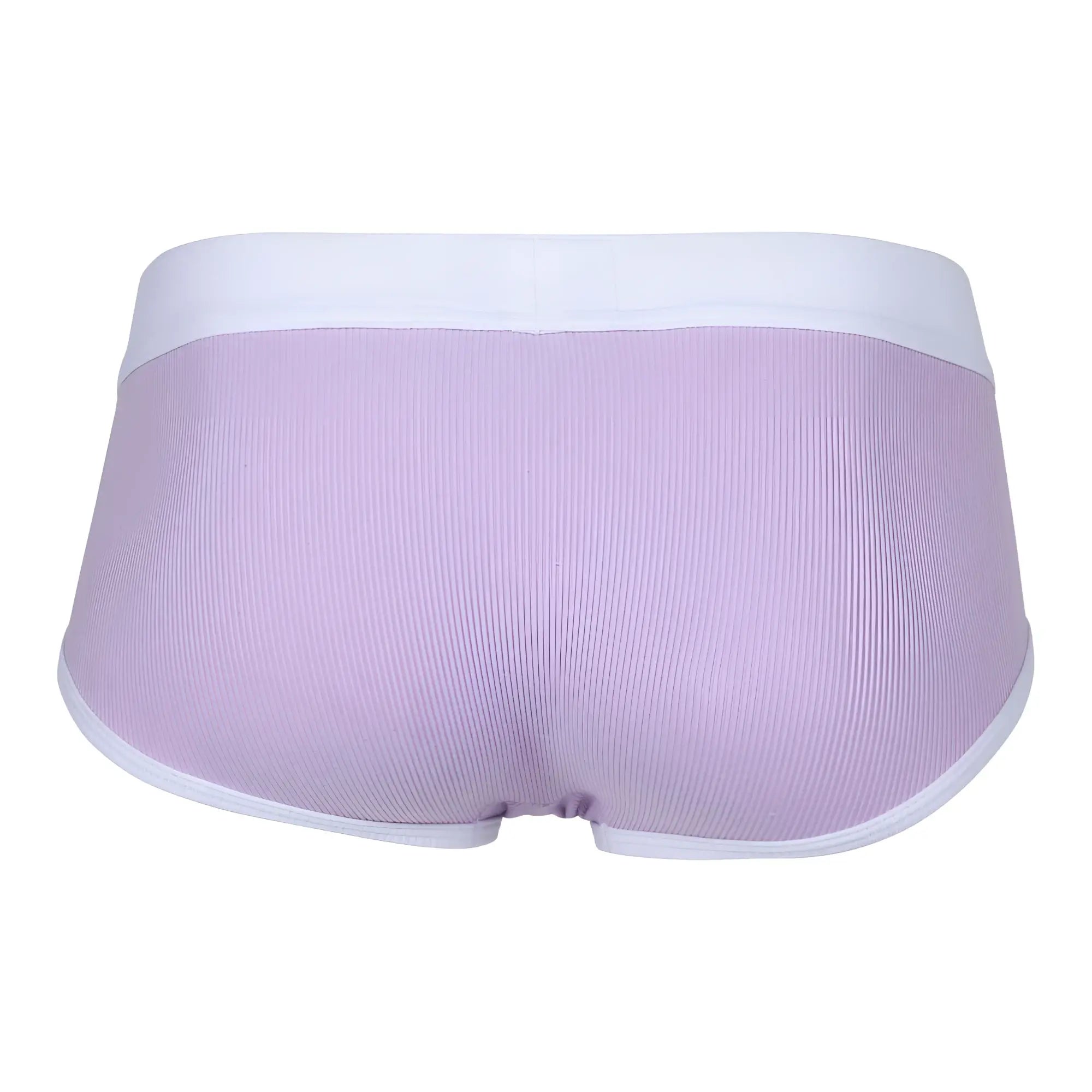 Lavender clever 1733 colors briefs ribbed fabric with white elastic waistband and trim for comfortable everyday wear