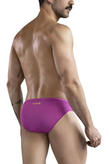 Purple clever 1735 vivo swim briefs with smooth form-fitting fabric in grape color for comfortable swimwear use