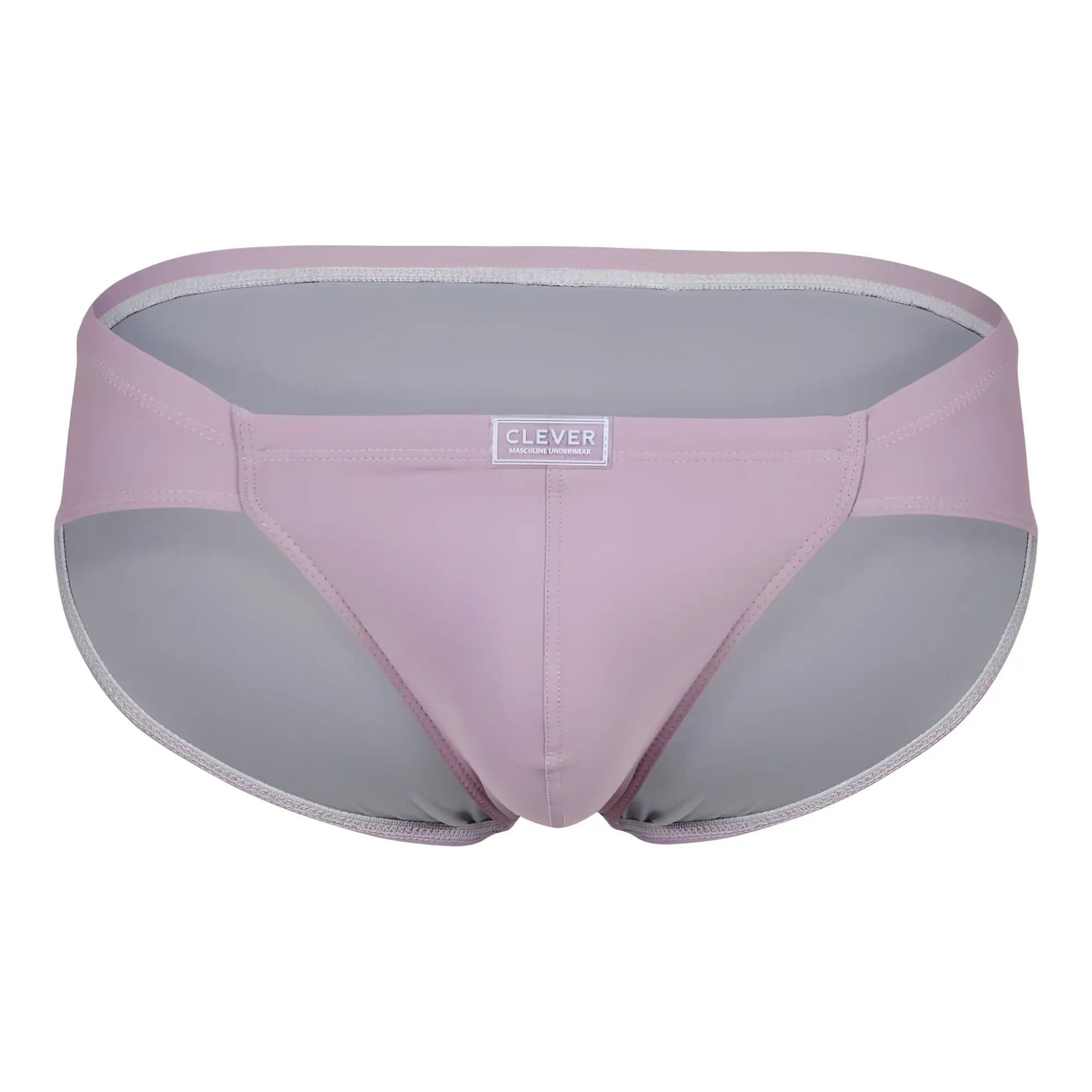 Clever 1744 spring briefs in light pink and gray feature sleek modern design men’s underwear for comfort and style