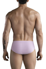 A sleek lavender-colored clever 1744 spring brief with smooth fabric finish in light pink color