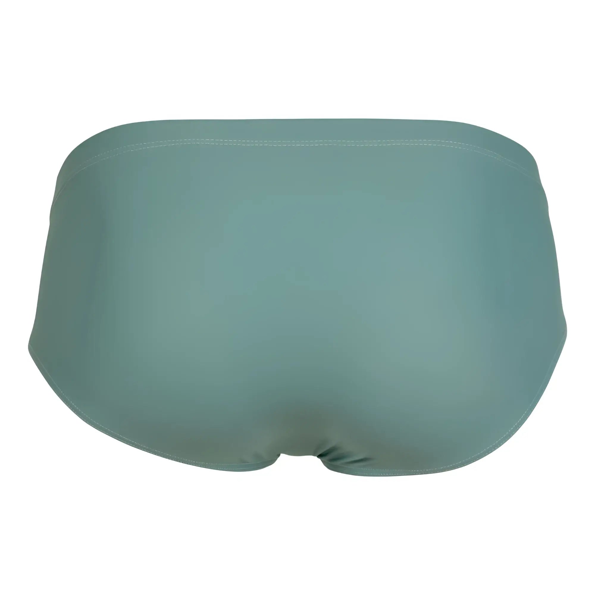A sleek solid teal clever 1746 pastel brief with smooth fabric and minimalist design in green color