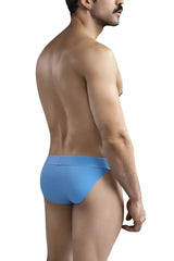 Blue clever 1749 eco bikini briefs with smooth form-fitting design made from sustainable fabric