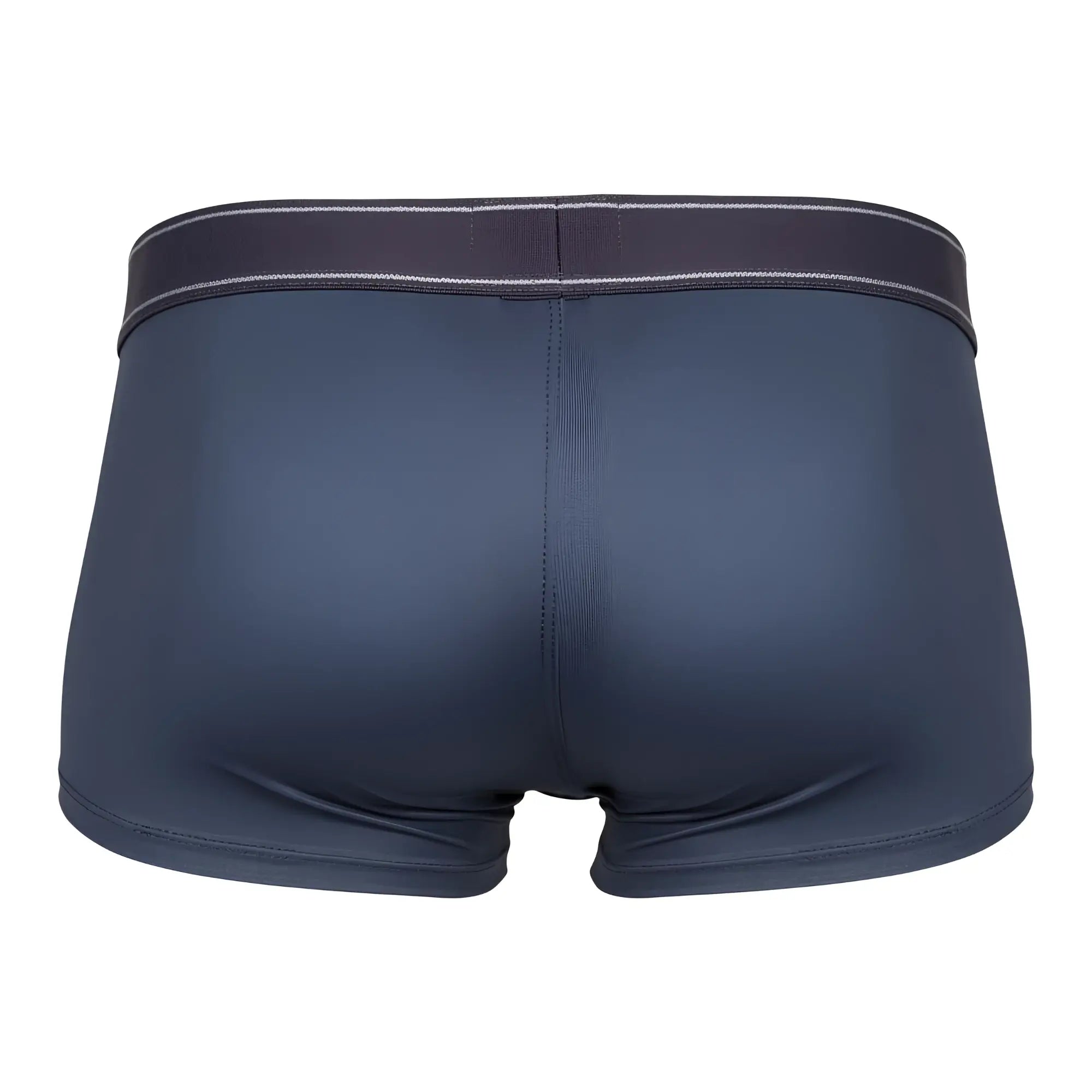 Clever 1751 craftiness trunks dark gray briefs with dark navy blue fabric and matching elastic waistband with white stitching