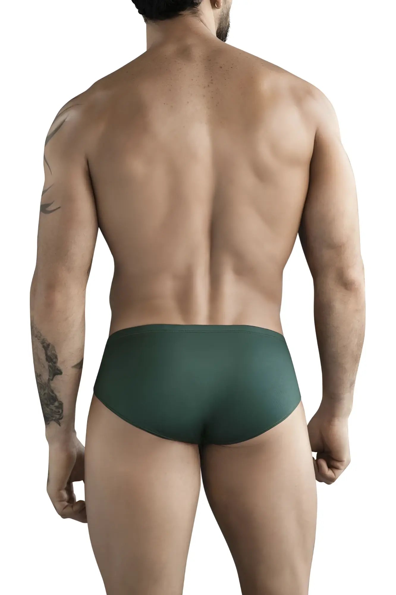 Dark green clever 1775 optimo briefs with smooth texture offering comfortable and stylish underwear fit