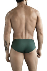 Dark green clever 1775 optimo briefs with smooth texture offering comfortable and stylish underwear fit