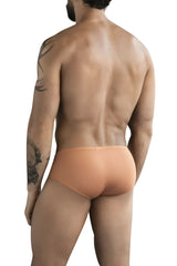 Tan clever 1775 optimo briefs with form-fitting seamless design in ochre for comfortable everyday wear