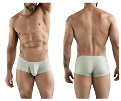 Light green clever 1780 maya trunks form-fitting men’s briefs with central pouch design in soft material