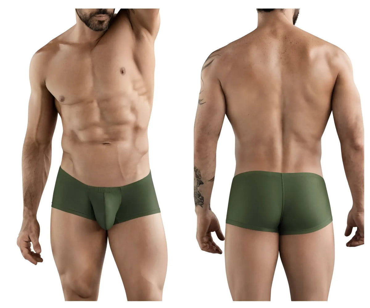 Olive green clever 1780 maya trunks men’s briefs with smooth, form-fitting design for comfortable everyday wear
