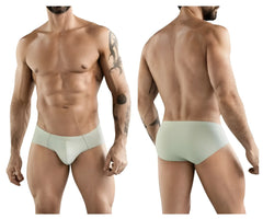 Light green clever 1781 maya briefs with smooth form-fitting design in beige for comfortable everyday wear