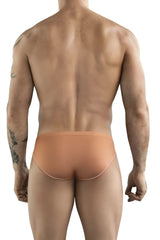 Tan clever 1782 argovia briefs with subtle white trim along waistband and leg openings for comfortable everyday wear