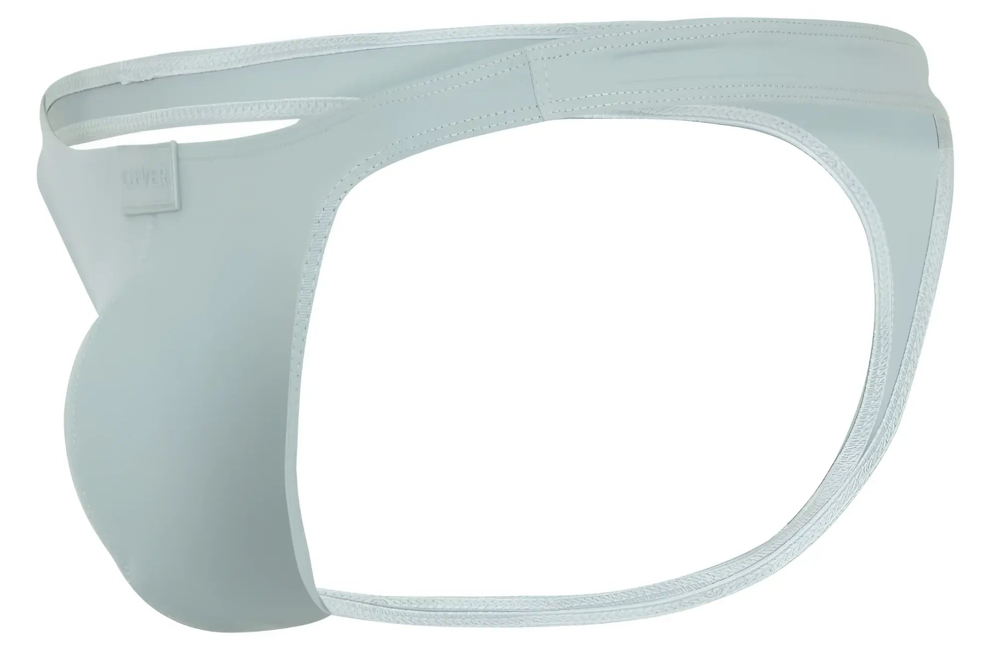 Light blue clever 1830 desirable thong with supportive pouch and reinforced stitching in seamless fabric