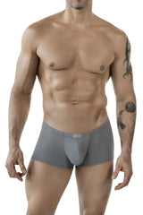 Clever 1842 Buenavista trunks in gray with smooth form-fitting fabric and subtle front pouch design for men