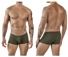 Olive green clever 1842 buenavista trunks men’s briefs with contoured design and elastic waistband