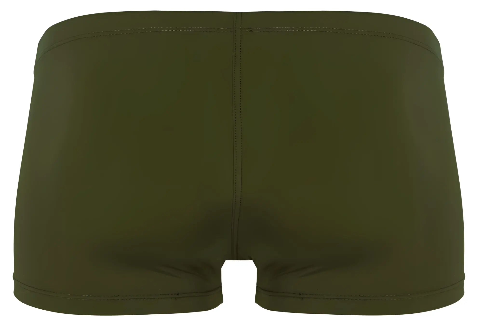 Olive green clever 1842 buenavista trunks with smooth stretchy fabric and simple seamless design