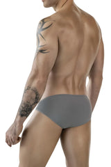 Clever 1843 buenavista bikini gray briefs with smooth form-fitting design in soft breathable fabric