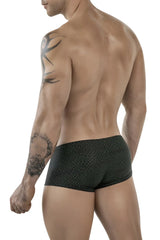Black clever 1852 laberin trunks briefs with subtle geometric pattern ideal for everyday comfort and style