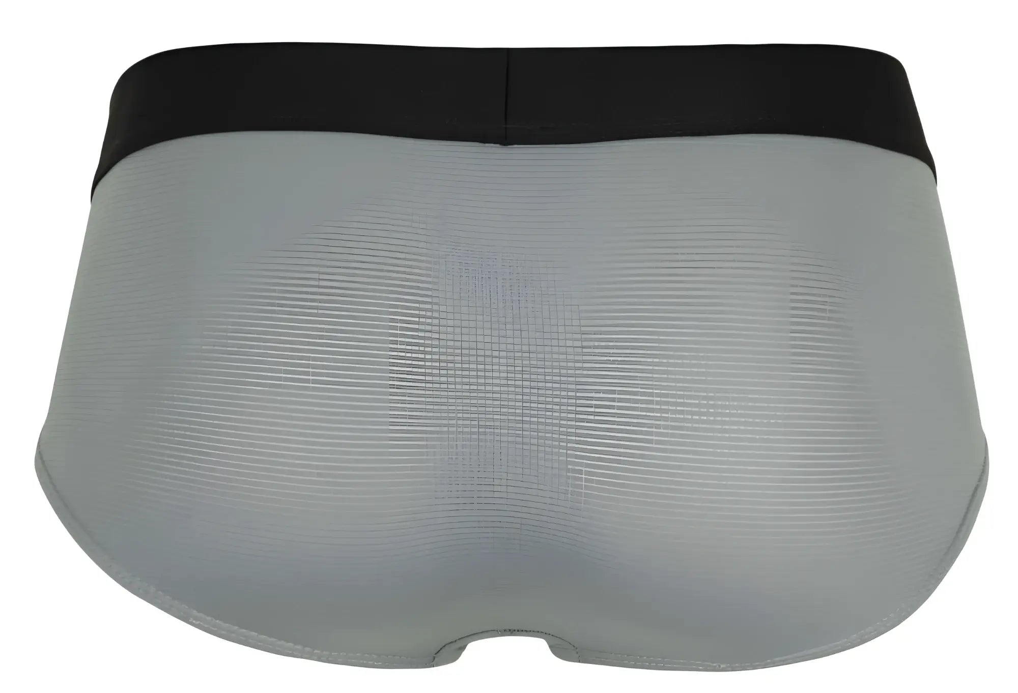 Gray clever 1862 oneal briefs with textured fabric and black elastic waistband for comfortable everyday wear