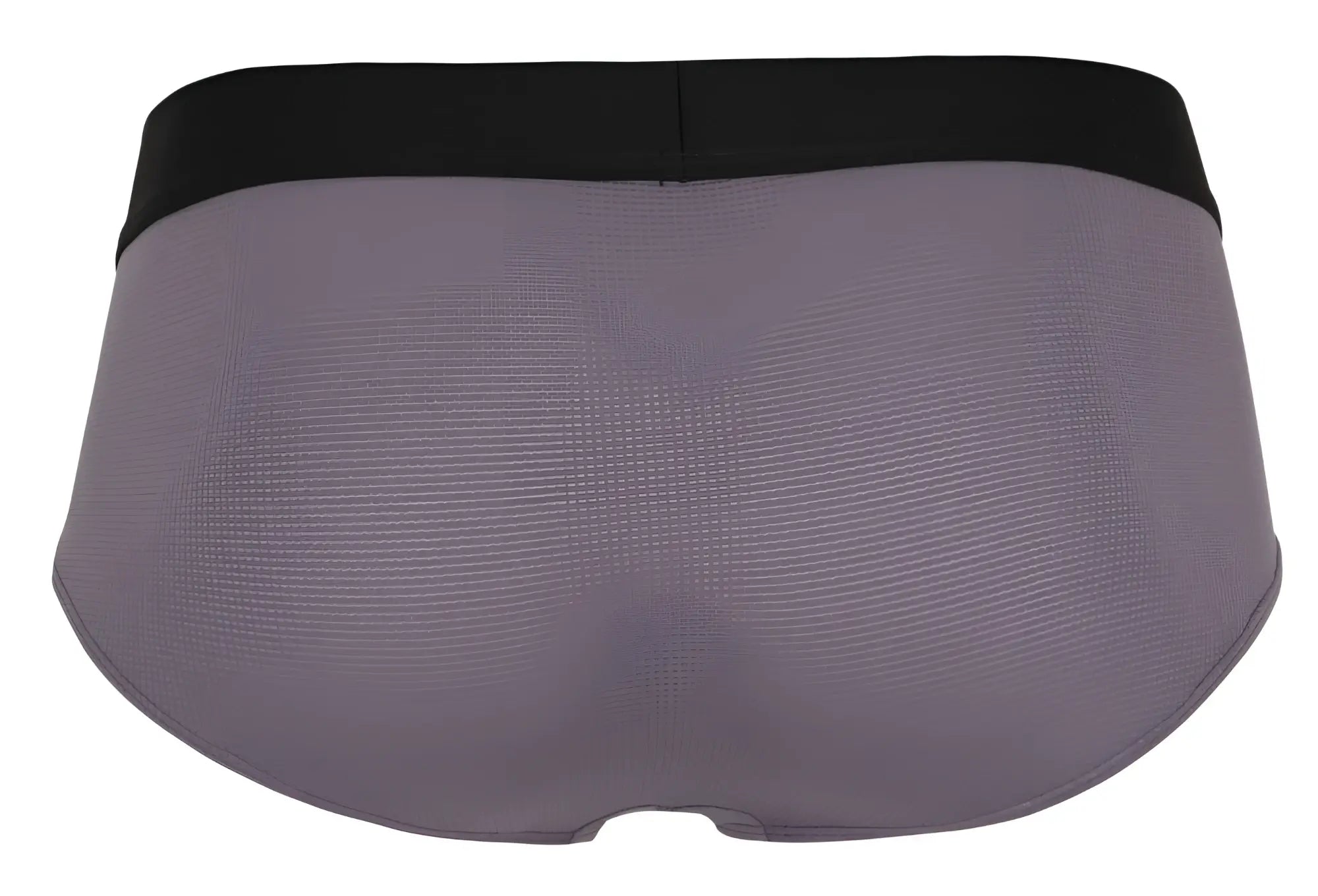 Clever 1862 oneal briefs in lilac with a gray textured fabric and black elastic waistband for comfortable wear