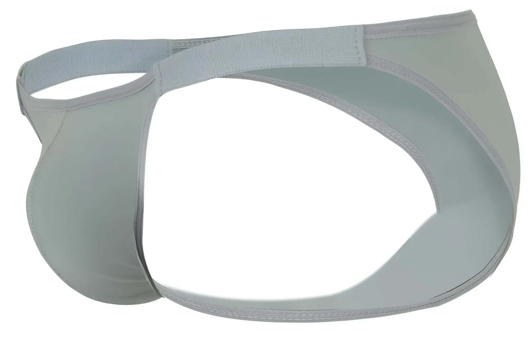 Light gray seamless fabric briefs with contoured design and elastic waistband clever 1865 oomph bikini