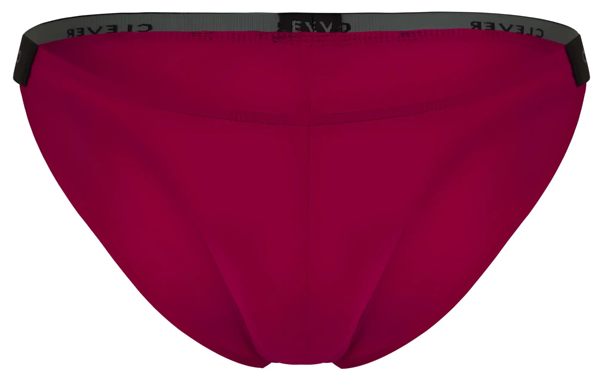 Clever 1867 Tokio bikini men’s underwear in deep red with black waistband trim made of soft breathable fabric