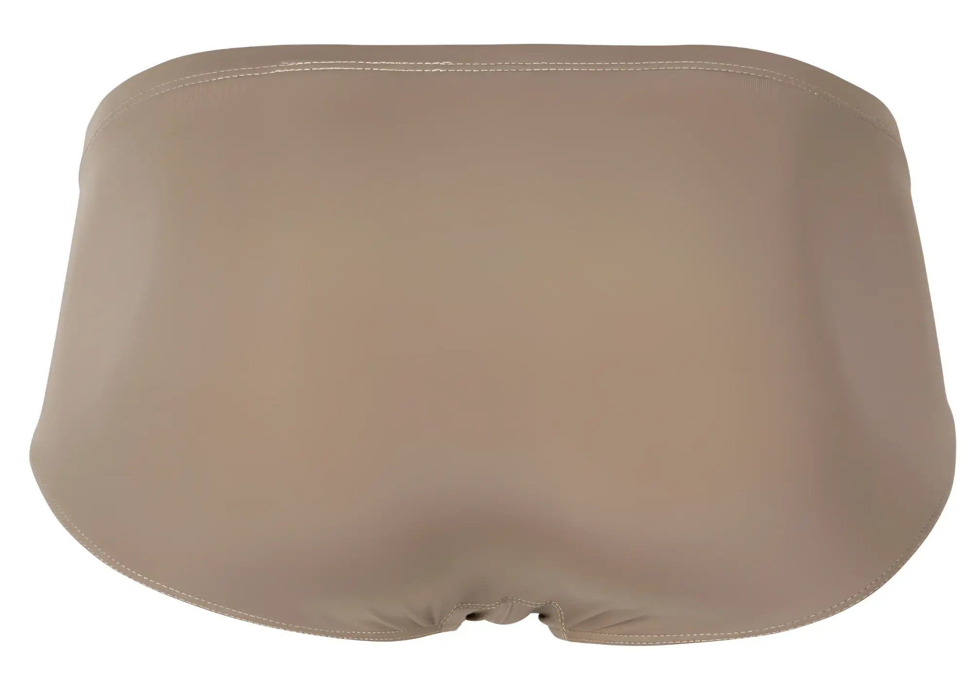 Beige clever 1870 audaz bikini briefs with smooth stretchy fabric and neat stitching along the waistband