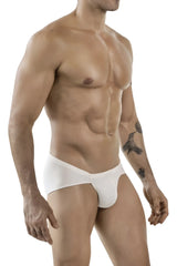 Clever 1870 audaz bikini color beige white form-fitting seamless briefs with smooth fabric for comfortable wear