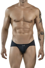 Black athletic briefs clever 1870 audaz bikini dark gray with sleek form fitting design and small brand tag at waistband