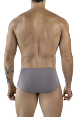 Gray clever 1870 audaz bikini briefs with smooth form-fitting design for comfortable everyday wear