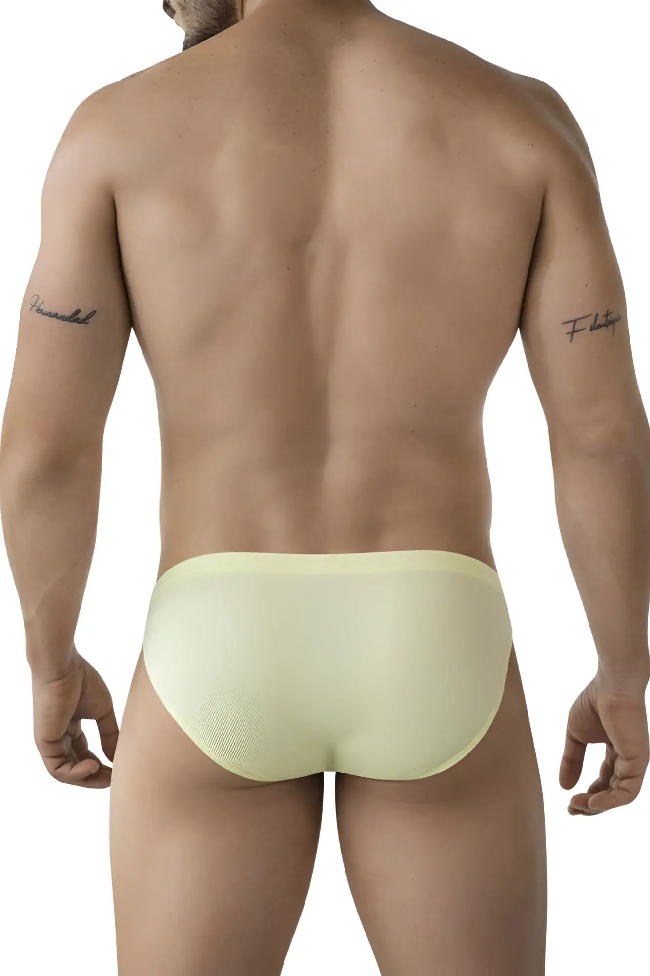 Light yellow clever 2014 reto mesh briefs showcasing breathable lightweight fabric for comfortable everyday wear