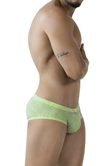 Lime green clever 2017 neon briefs with geometric pattern made of soft breathable fabric for everyday wear