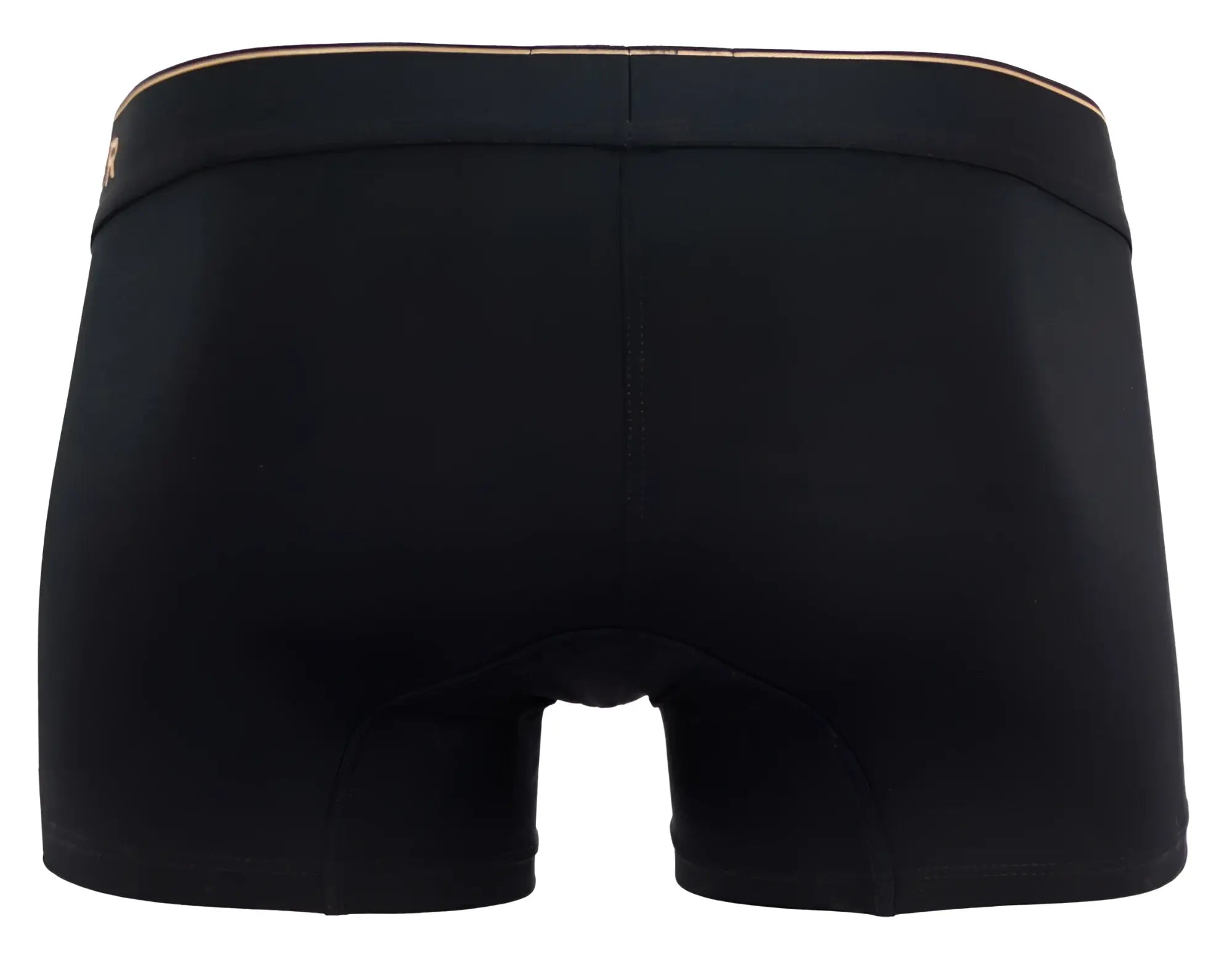 Black clever 2026 valladolid trunks boxer briefs with gold-trimmed waistband designed for comfort and style