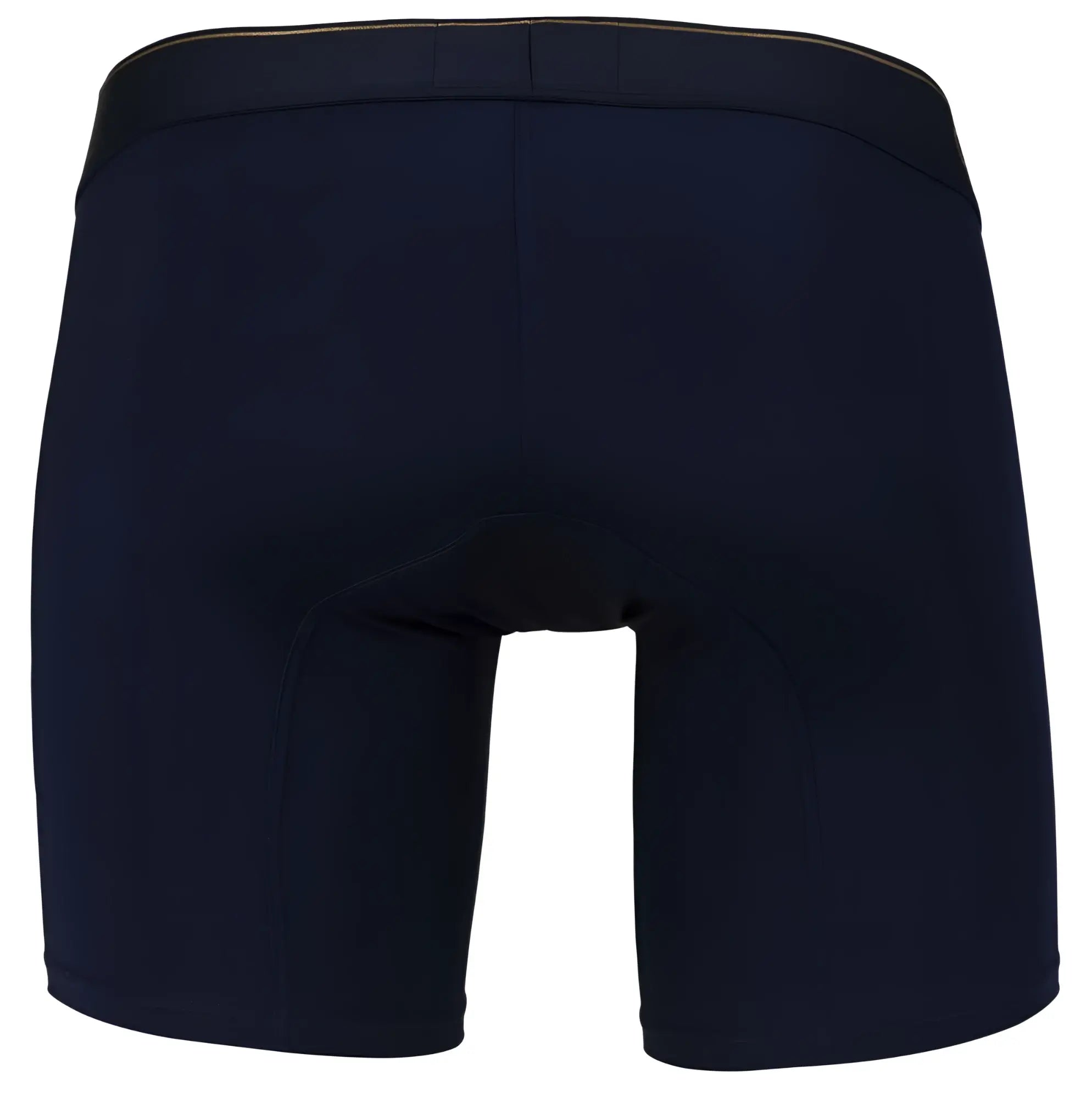 Navy blue Clever 2027 Valladolid boxer briefs with subtle gold waistband trim made of soft breathable fabric
