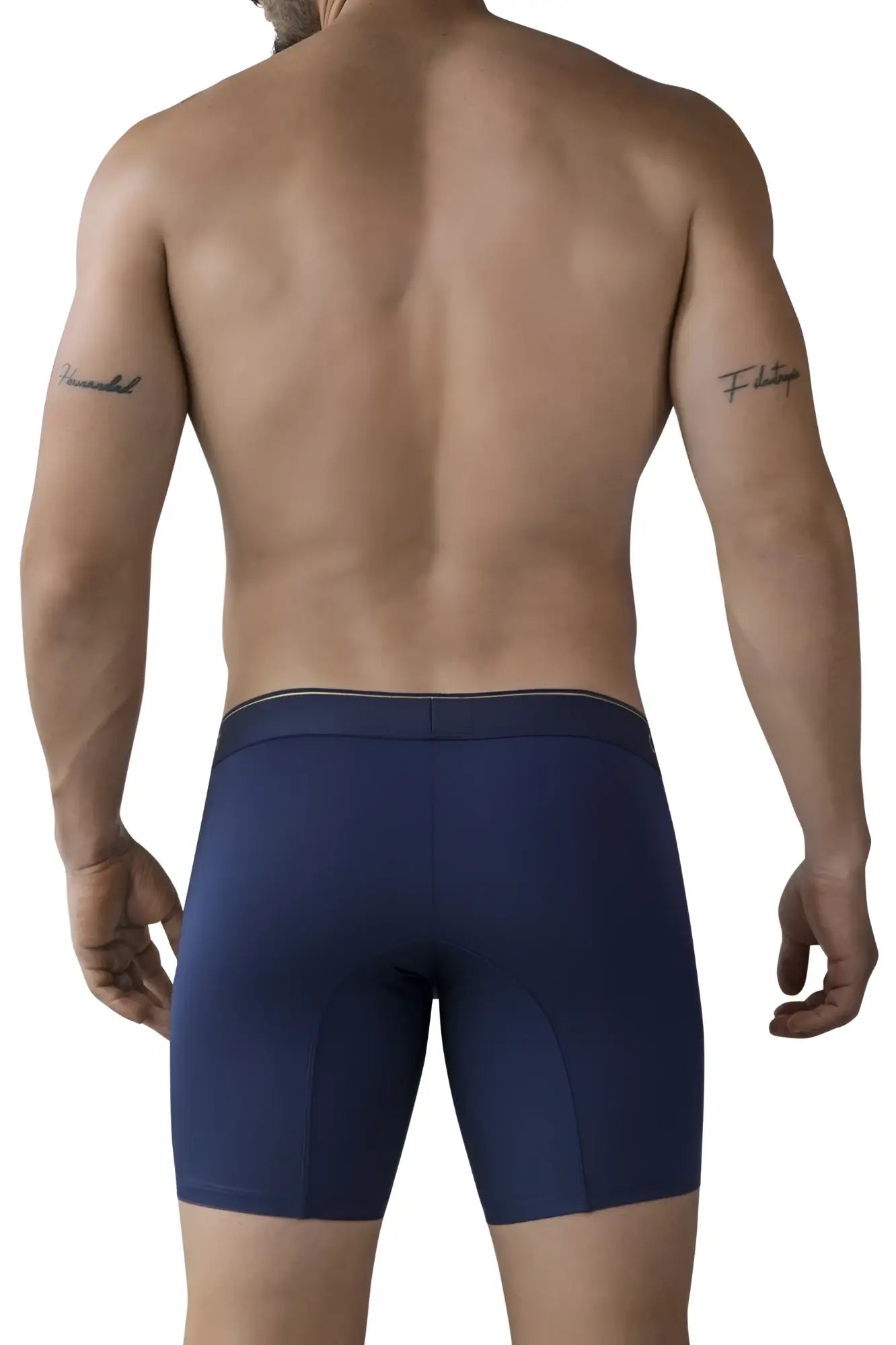 Navy blue clever 2027 valladolid boxer briefs with subtle dark trim along waistband in soft breathable fabric