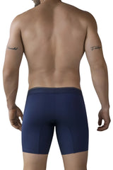 Navy blue clever 2027 valladolid boxer briefs with subtle dark trim along waistband in soft breathable fabric