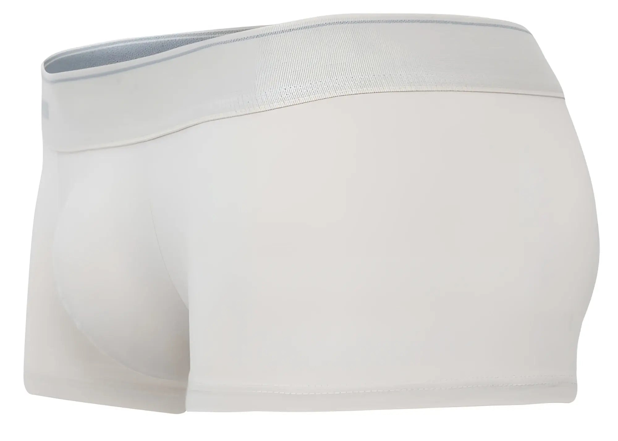 Clever 2042 mendoza trunks beige white briefs with light gray elastic waistband for comfortable everyday wear