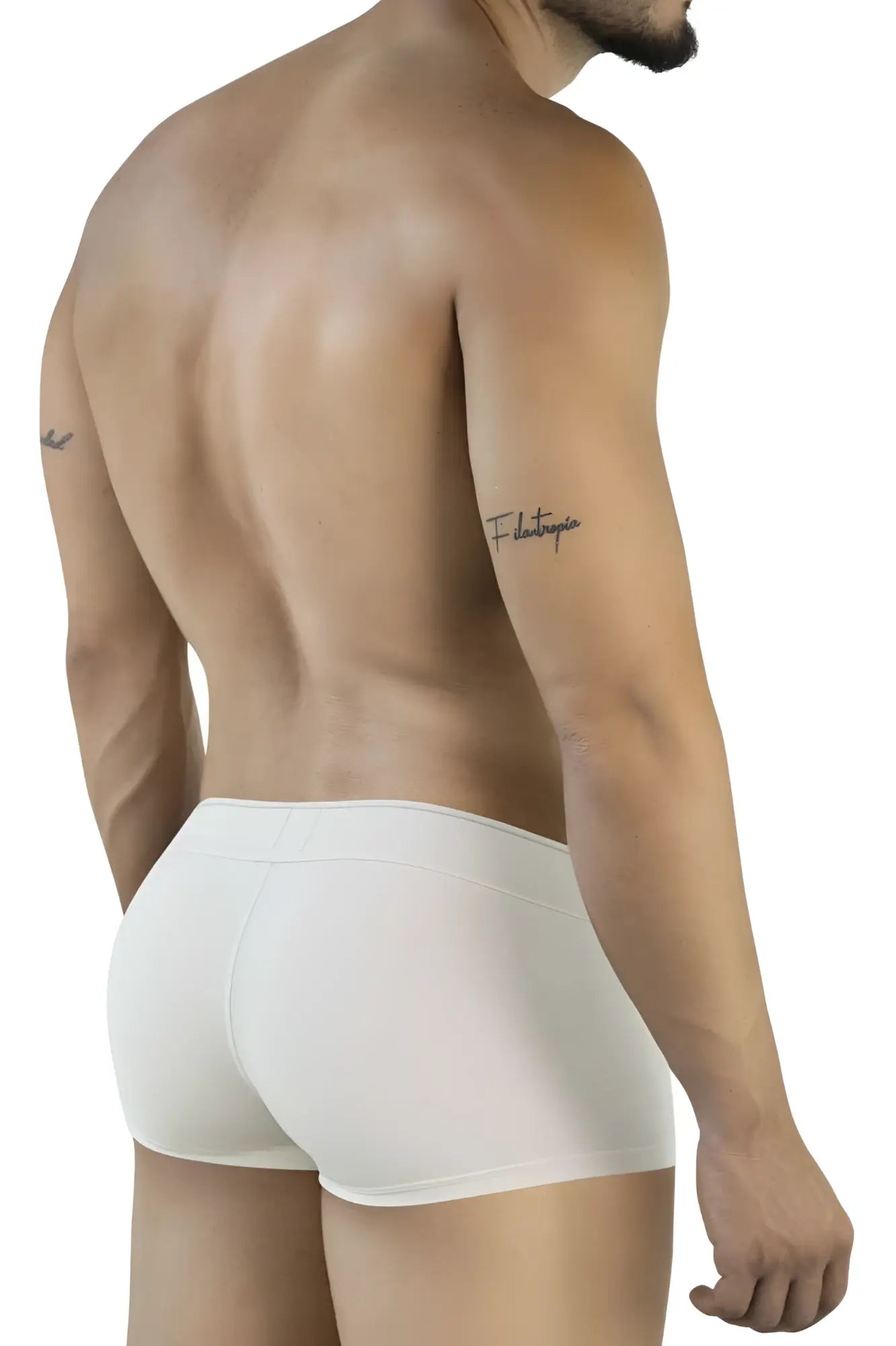 Clever 2042 mendoza trunks beige white men’s briefs with smooth form-fitting design and comfortable fabric