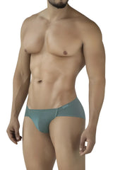 Teal clever 2043 Mendoza briefs with sleek form-fitting design and subtle stitching details for men
