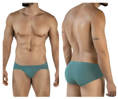 Teal-colored clever 2043 Mendoza briefs for men with smooth form-fitting fabric and subtle waistband branding
