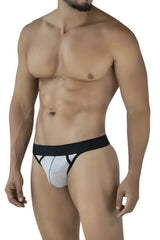 Gray and black clever 2046 catamarca thongs with textured fabric finish designed for athletic use in dark gray color