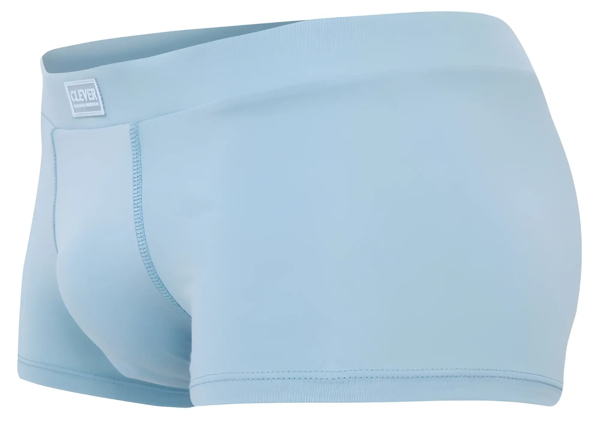 Light blue clever 2047 cordoba trunks seamless boxer briefs with soft elastic waistband and subtle stitching details