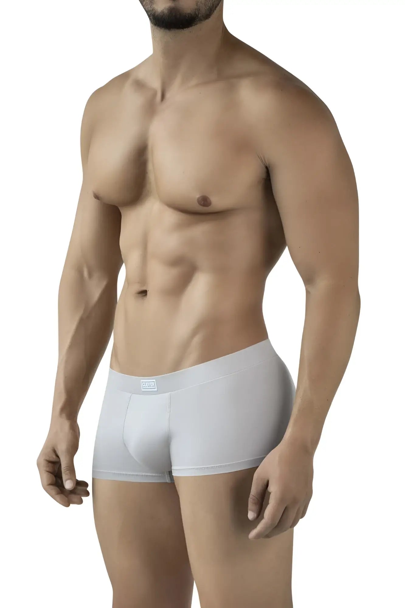 Clever 2047 cordoba trunks color sand white men’s briefs with subtle elastic waistband and minimalist design