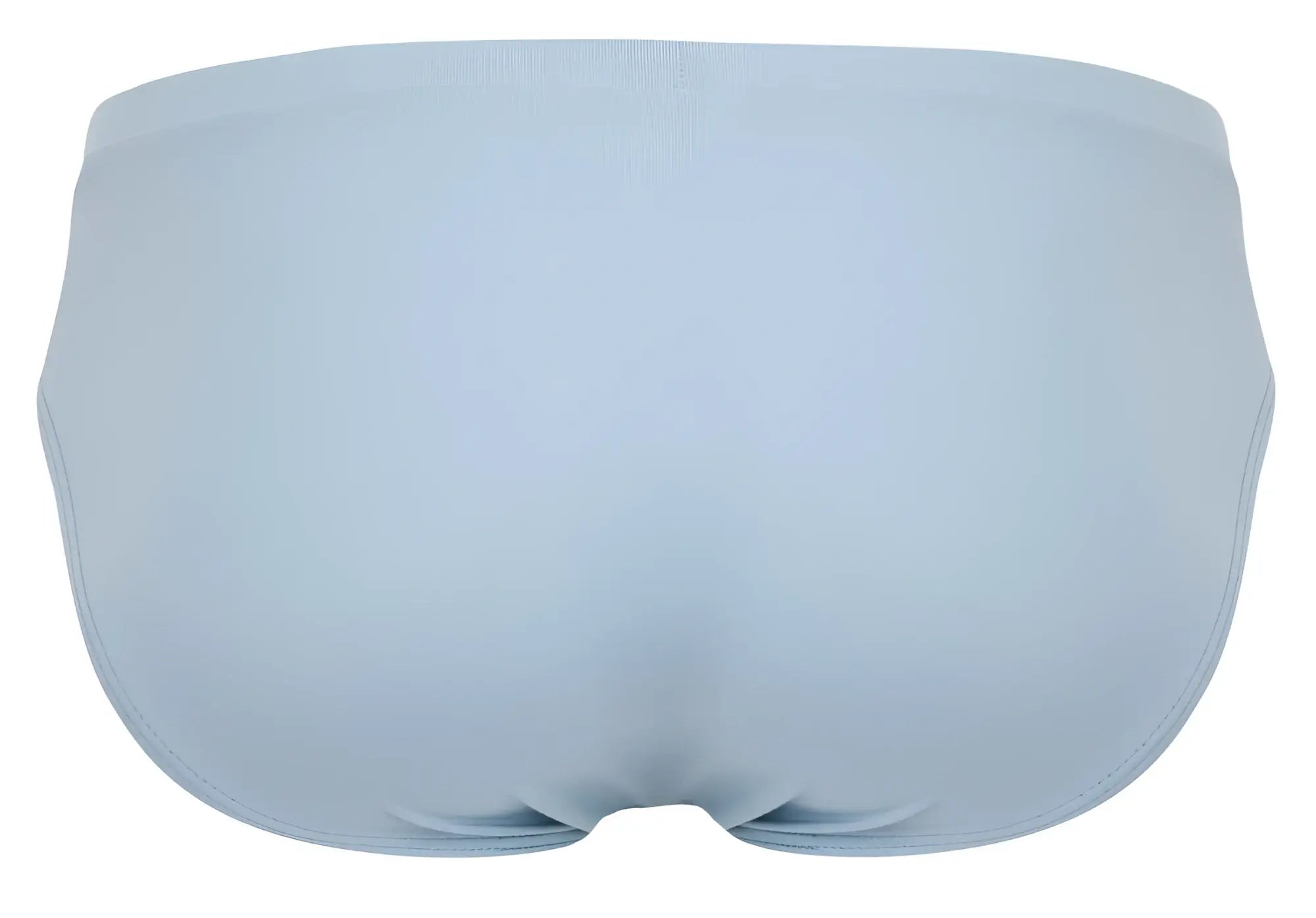 Light blue ribbed cotton briefs clever 2048 cordoba briefs front view with soft textured fabric and comfortable fit