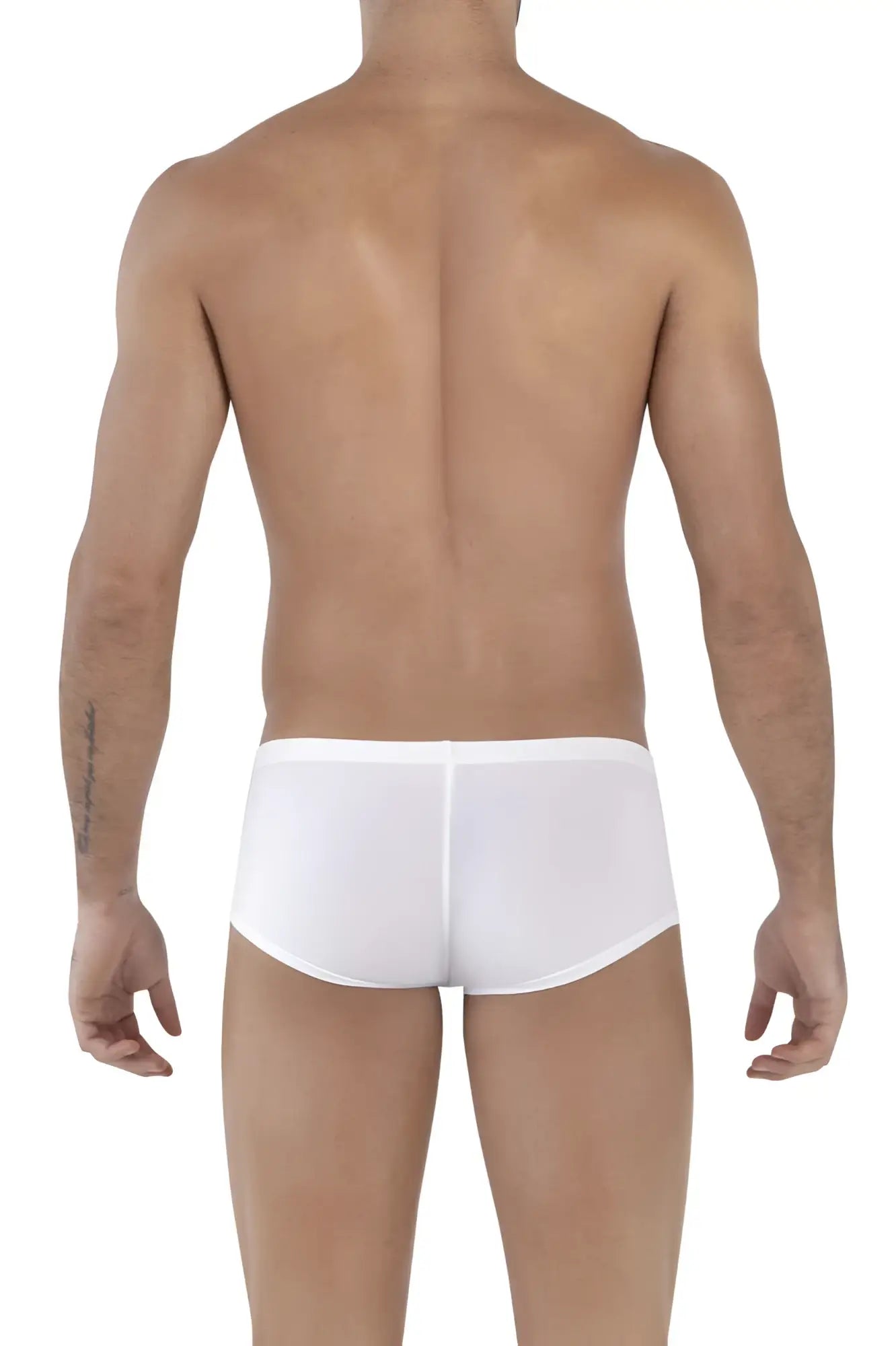White clever 229930 briefs with smooth form-fitting design from australian latin trunks 3pk in white black and gray