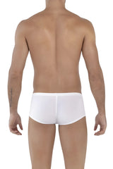 White clever 229930 briefs with smooth form-fitting design from australian latin trunks 3pk in white black and gray
